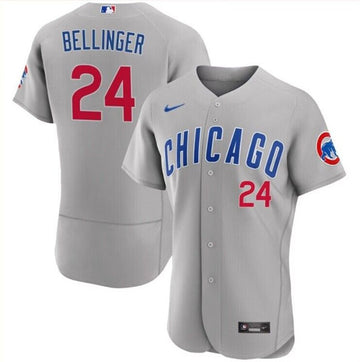 Cody Bellinger Chicago Cubs gray jersey