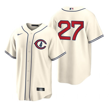 Seiya Suzuki Chicago Cubs cream jersey