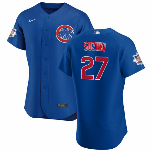 Seiya Suzuki Chicago Cubs blue jersey
