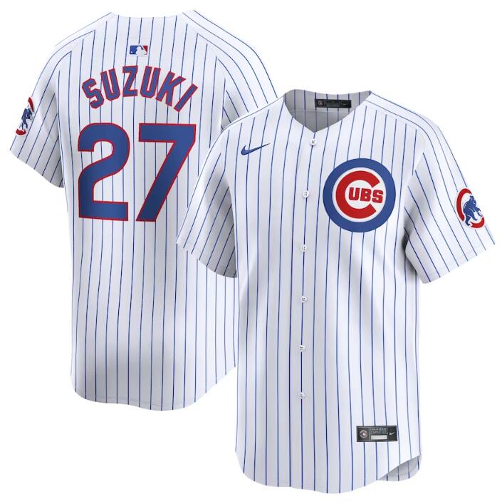 Seiya Suzuki Chicago Cubs white Home jersey