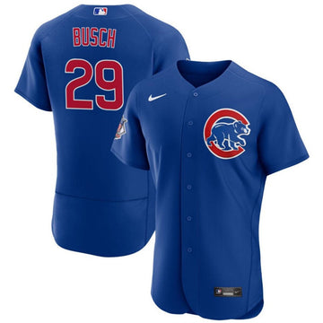 Michael Busch Chicago Cubs blue jersey