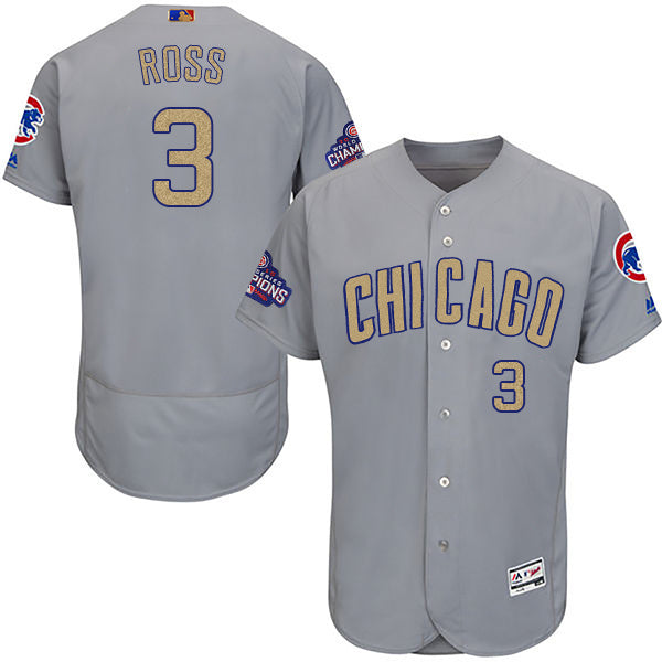 David Ross Chicago Cubs gray jersey