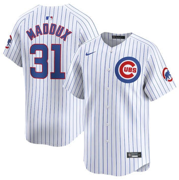 Greg Maddux Chicago Cubs white Home jersey