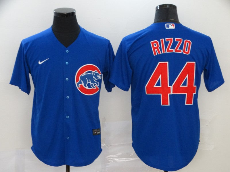 Anthony Rizzo Chicago Cubs blue jersey