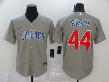 Anthony Rizzo Chicago Cubs gray jersey