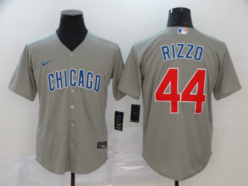 Anthony Rizzo Chicago Cubs gray jersey