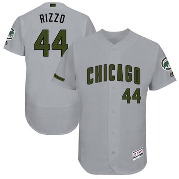Anthony Rizzo Majestic Chicago Cubs gray Authentic jersey