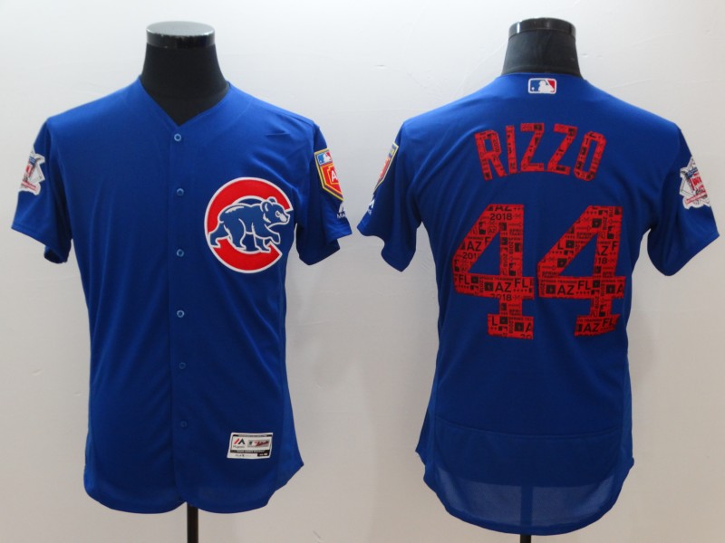 Anthony Rizzo Chicago Cubs royal jersey