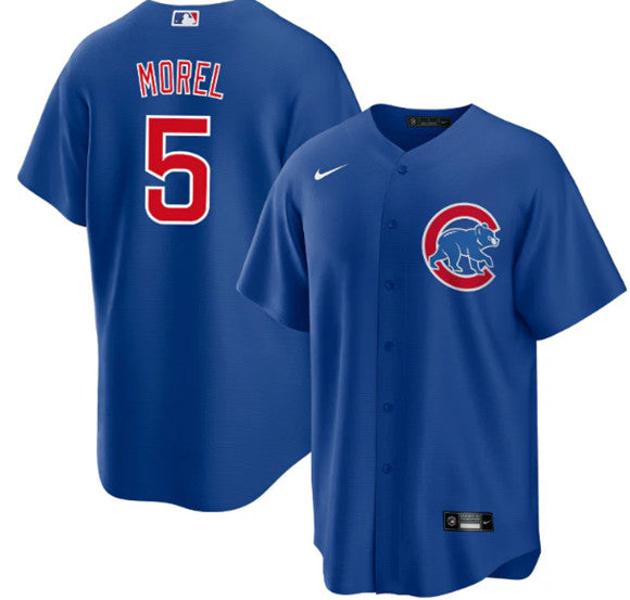 Christopher Morel Chicago Chicago Cubs blue jersey