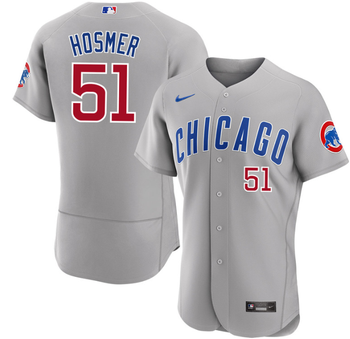 Eric Hosmer Chicago Cubs gray jersey