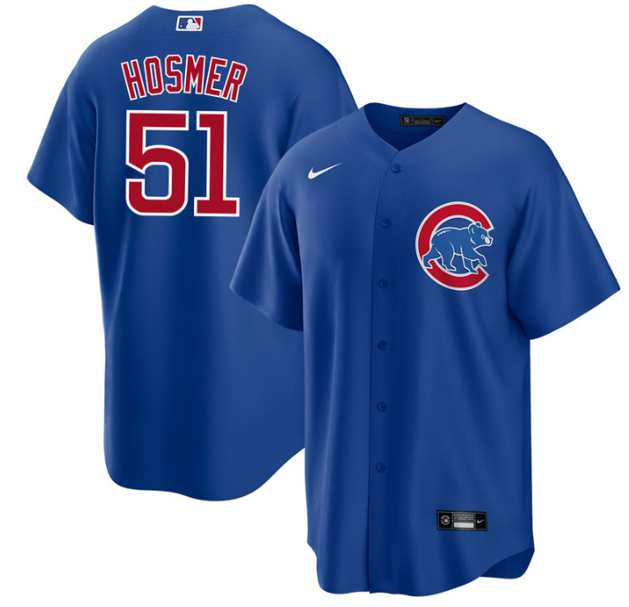 Eric Hosmer Chicago Cubs royal jersey