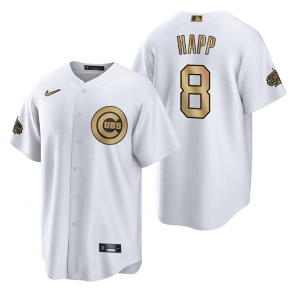 Ian Happ Chicago Cubs white All-Star jersey