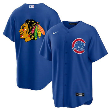 Chicago Cubs royal jersey
