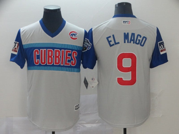 Custom Chicago Cubs gray Replica jersey