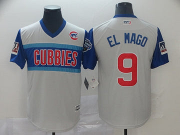 Custom Chicago Cubs gray Replica jersey