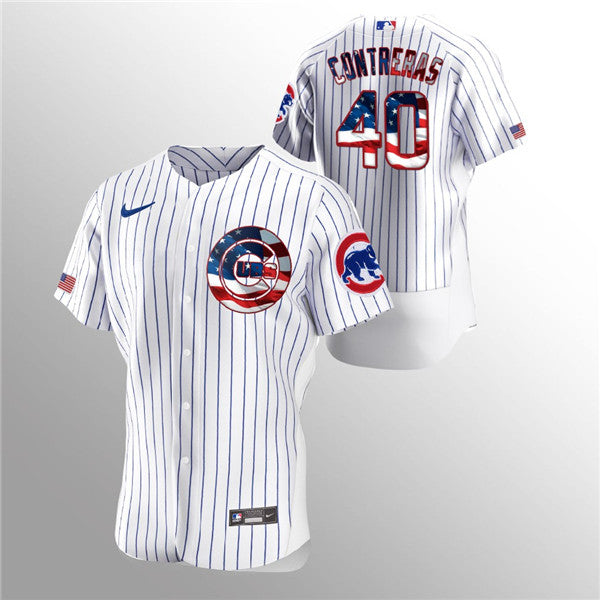 Chicago Cubs white jersey