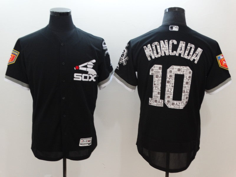 Yoan Moncada Chicago White Sox black jersey