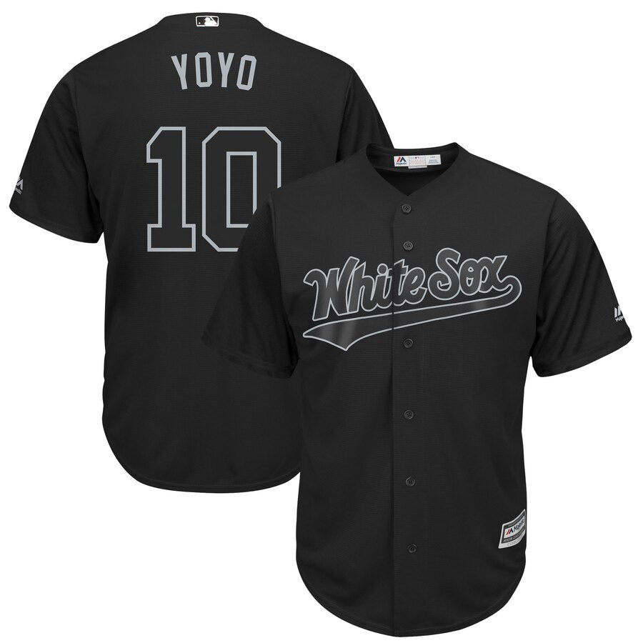 Yoan Moncada Chicago White Sox black jersey