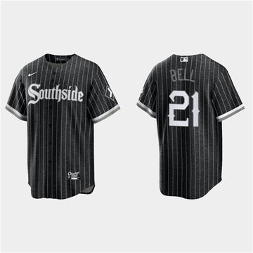 George Bell Chicago White Sox black City Connect jersey