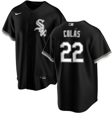 Oscar Colas Chicago White Sox black jersey