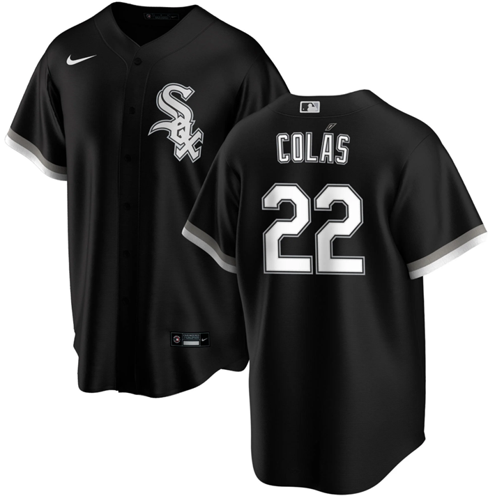 Oscar Colas Chicago White Sox black jersey