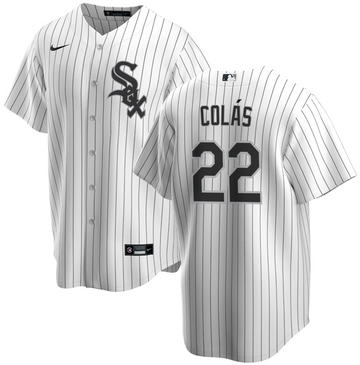 Oscar Colas Chicago White Sox white jersey