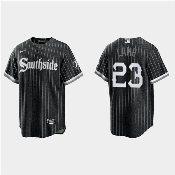 Jake Lamb Chicago White Sox black City Connect jersey