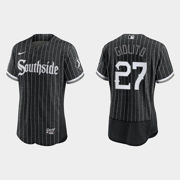 Lucas Giolito Chicago White Sox black City Connect jersey