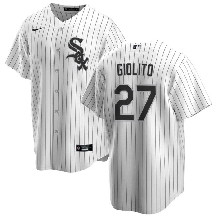 Lucas Giolito Chicago White Sox white jersey