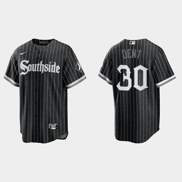 Bucky Dent Chicago White Sox black City Connect jersey