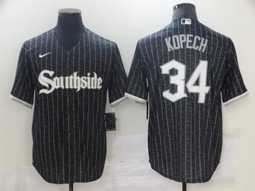 Michael Kopech Chicago White Sox black City Connect jersey