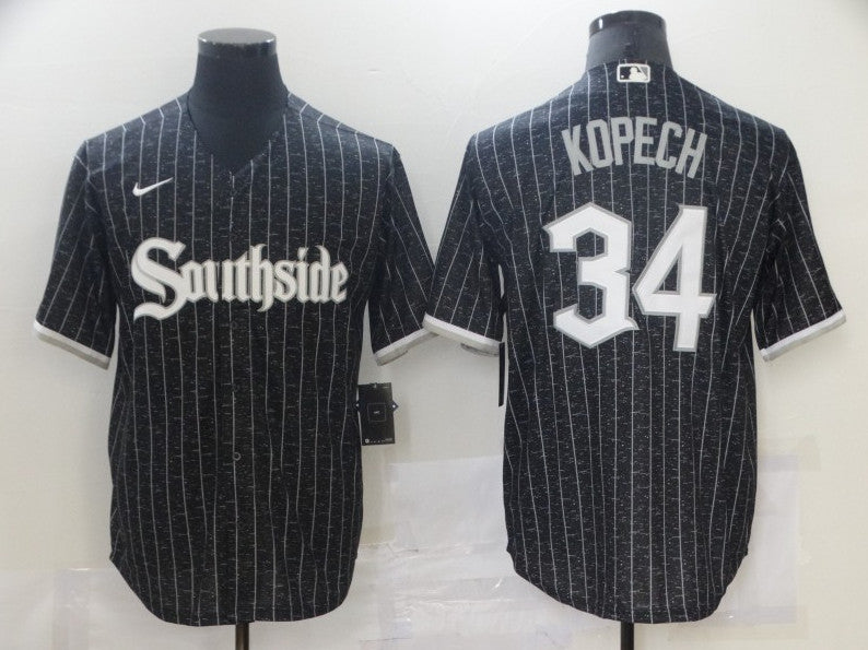 Michael Kopech Chicago White Sox black City Connect jersey
