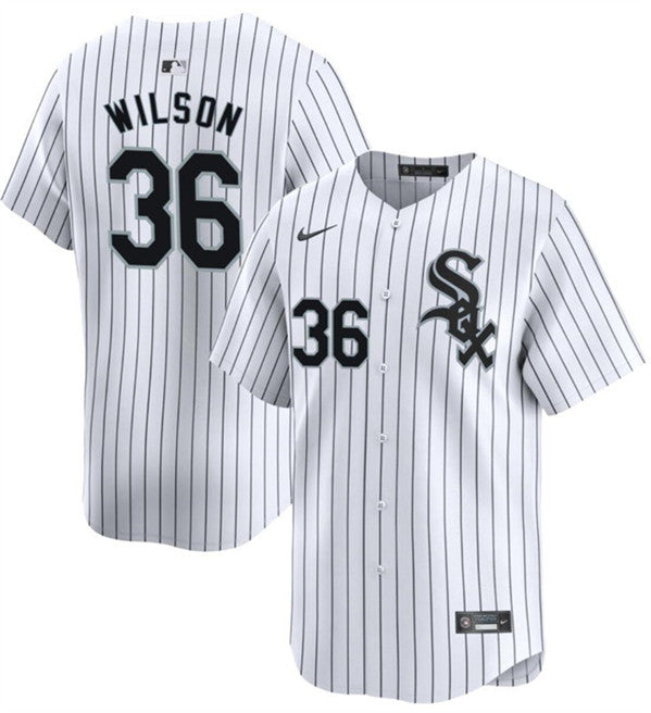 Steven Wilson Chicago White Sox white Home jersey