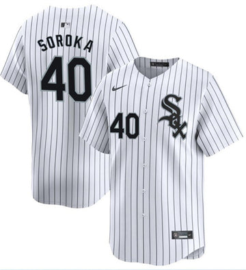 Michael Soroka Chicago White Sox white Home jersey