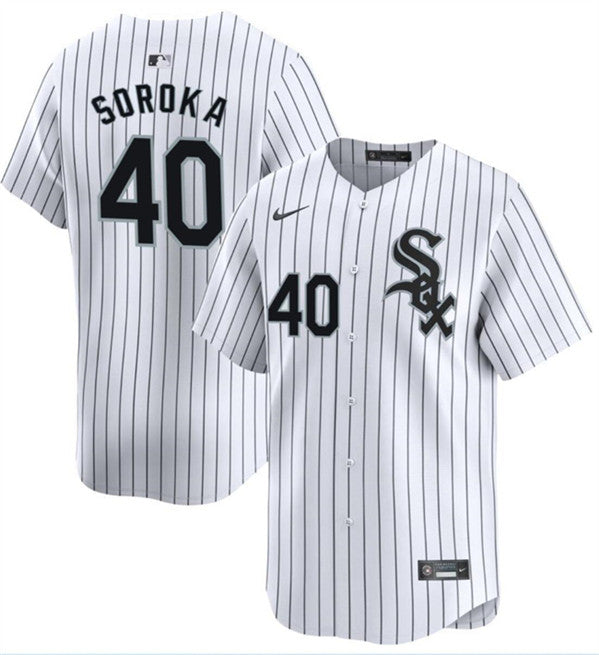 Michael Soroka Chicago White Sox white Home jersey