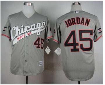 Michael Jordan Chicago White Sox gray jersey