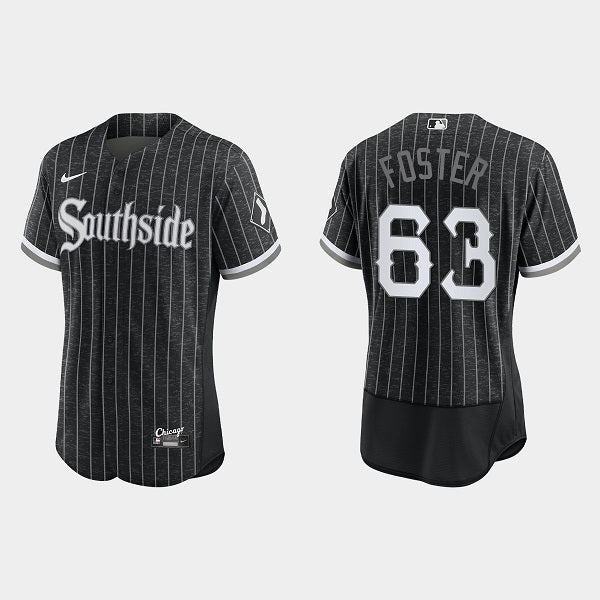 Matt Foster Chicago White Sox black City Connect jersey