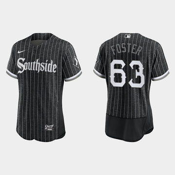 Matt Foster Chicago White Sox black City Connect jersey