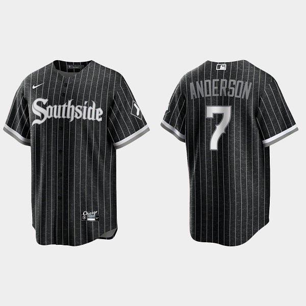 Tim Anderson Chicago White Sox black City Connect jersey