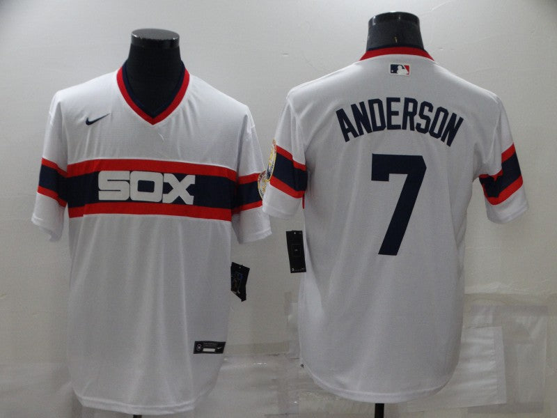 Tim Anderson Chicago White Sox Throwback jersey