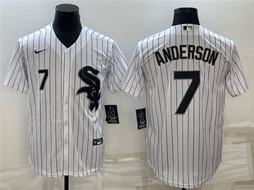 Tim Anderson Chicago White Sox white jersey