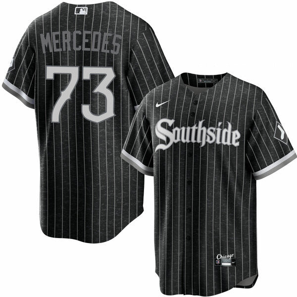 Yermin Mercedes Chicago White Sox black City Connect jersey