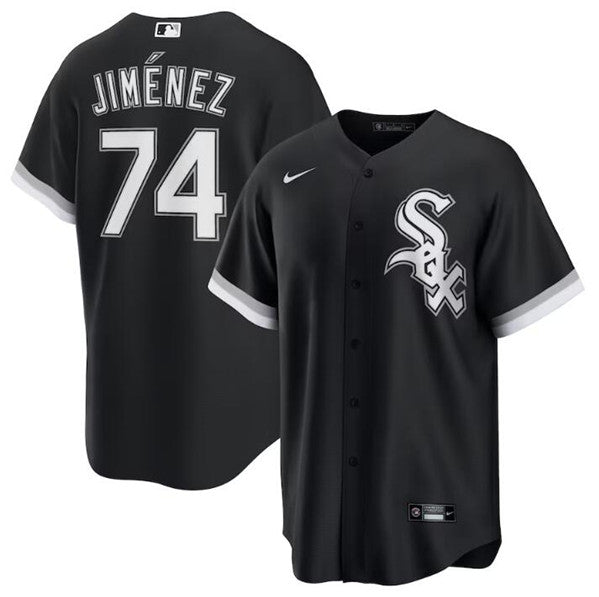 Eloy Jimenez Chicago White Sox black Alternate jersey