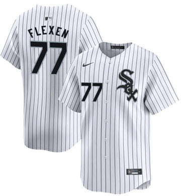 Chris Flexen Chicago White Sox white Home jersey