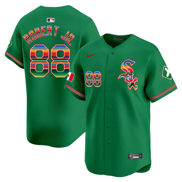 Luis Robert Jr Chicago White Sox green jersey