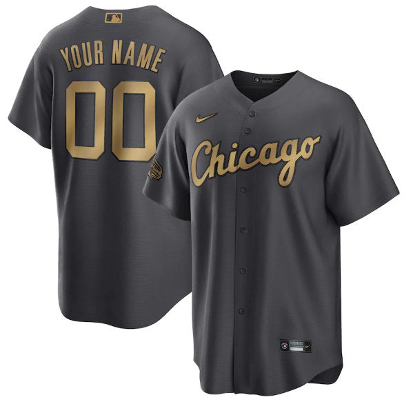 Custom Chicago White Sox charcoal All-Star jersey