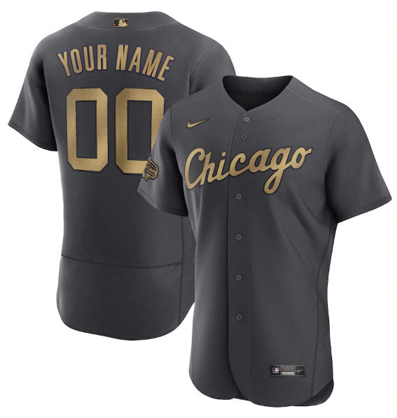 Custom Chicago White Sox charcoal All-Star jersey