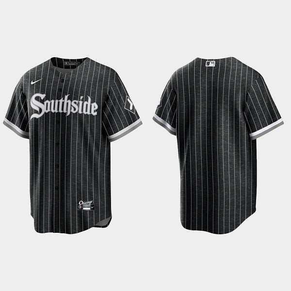 Custom Chicago White Sox black City Connect jersey