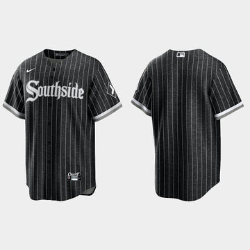 Custom Chicago White Sox black City Connect jersey