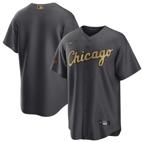 Custom Chicago White Sox charcoal All-Star jersey
